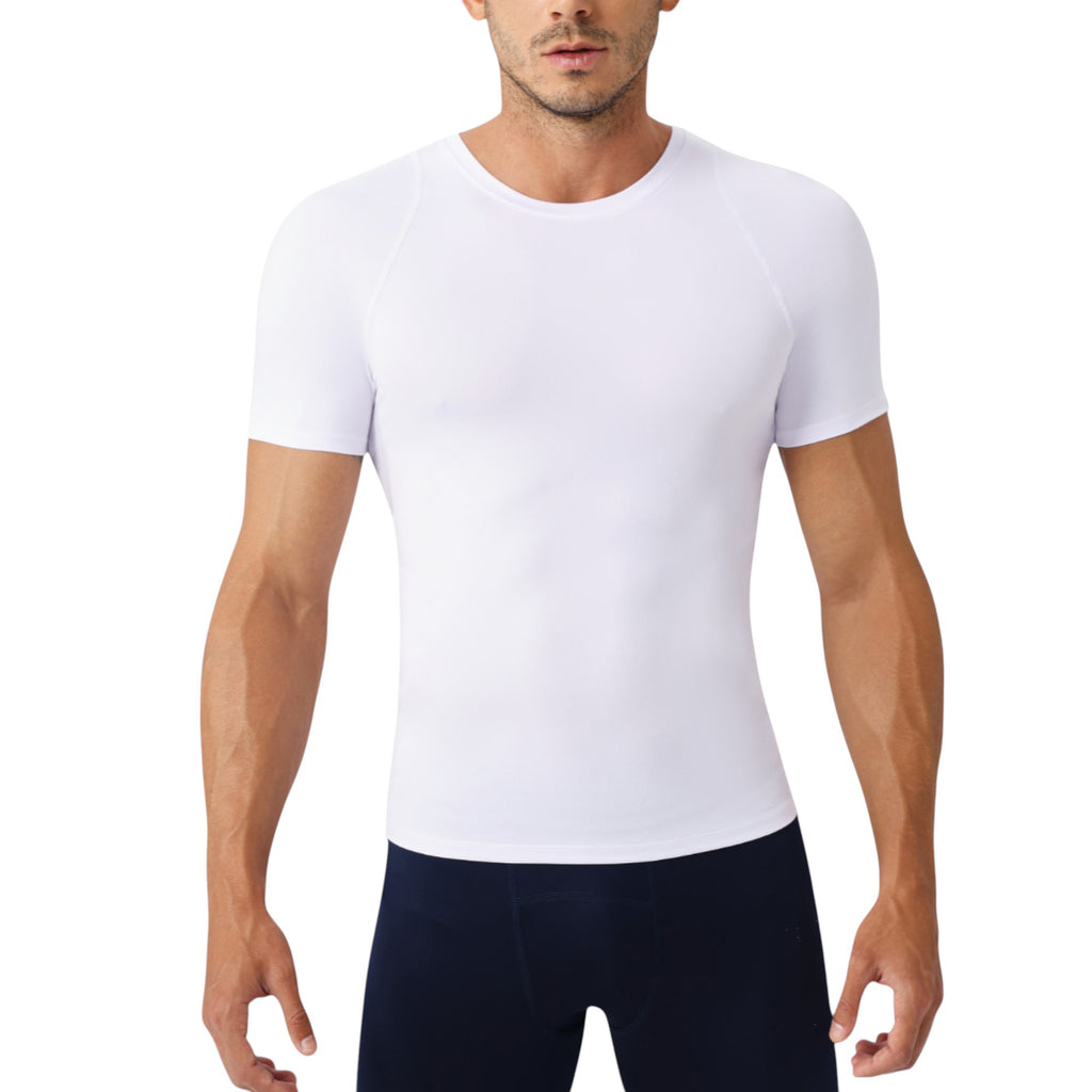 Anna-Kaci Active Men's Fitted Short Sleeve Performance T-Shirt with Stretch Fabric and Moisture-Wicking Comfort