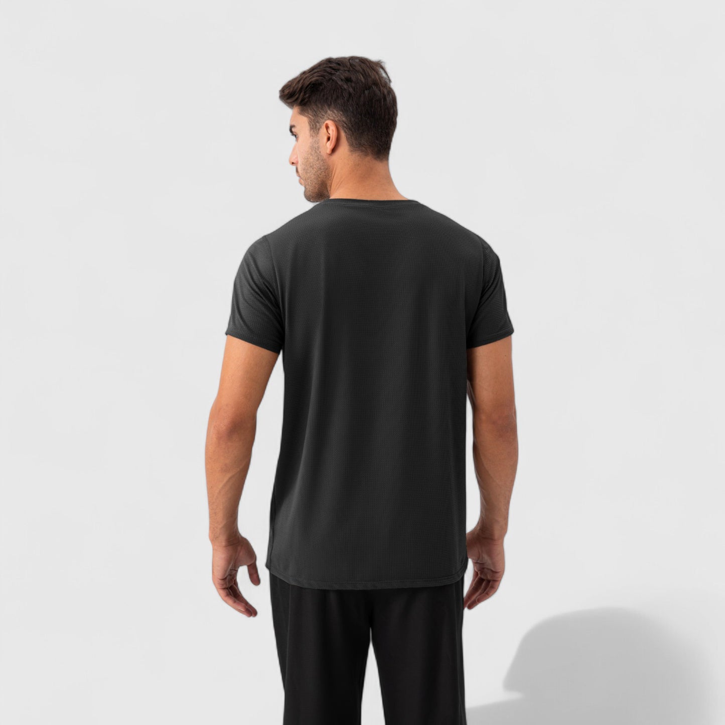 Anna-Kaci Active Men's Short Sleeve Performance T-Shirt with Breathable Mesh Fabric and Relaxed Athletic Fit