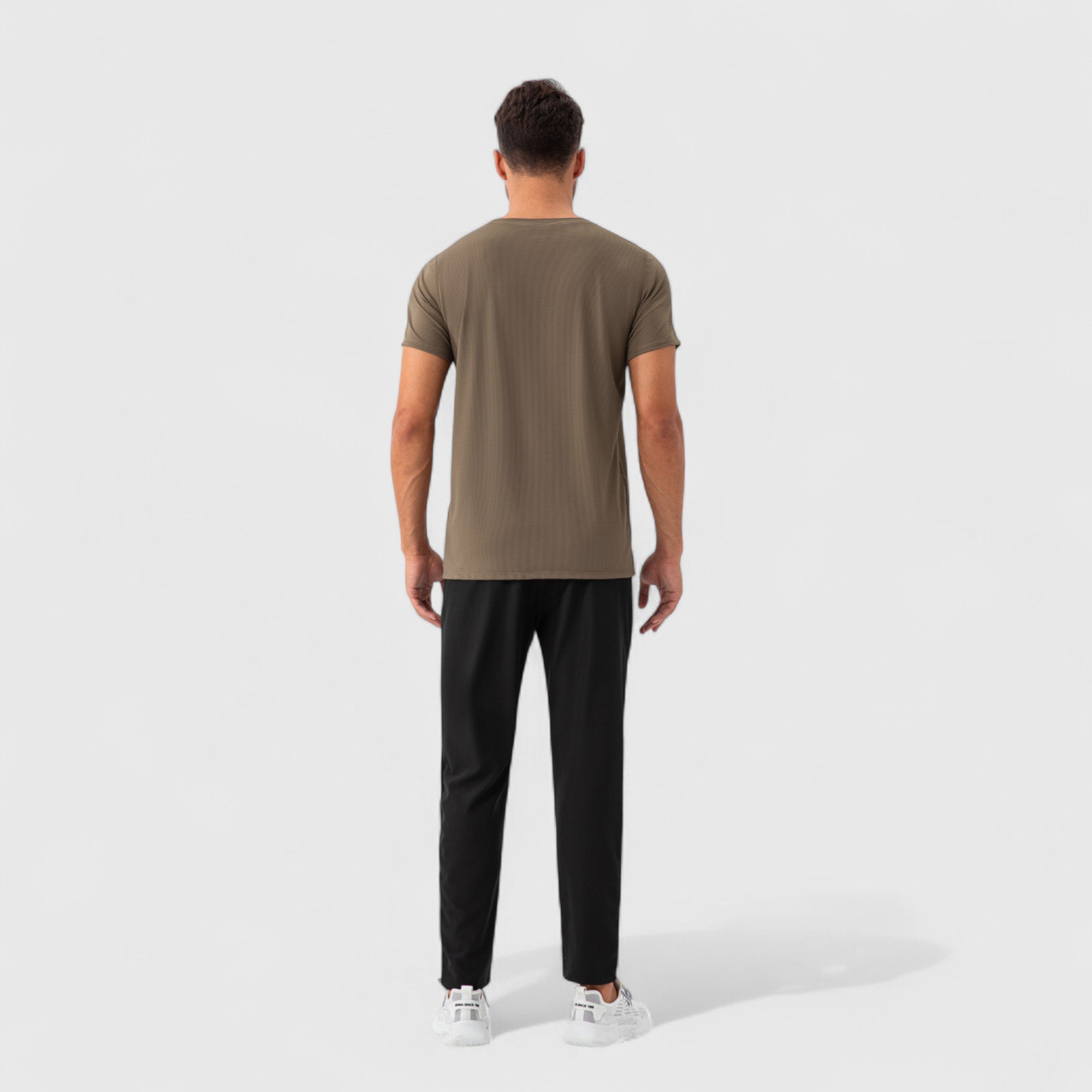Anna-Kaci Active Men's Short Sleeve Performance T-Shirt with Breathable Mesh Fabric and Relaxed Athletic Fit