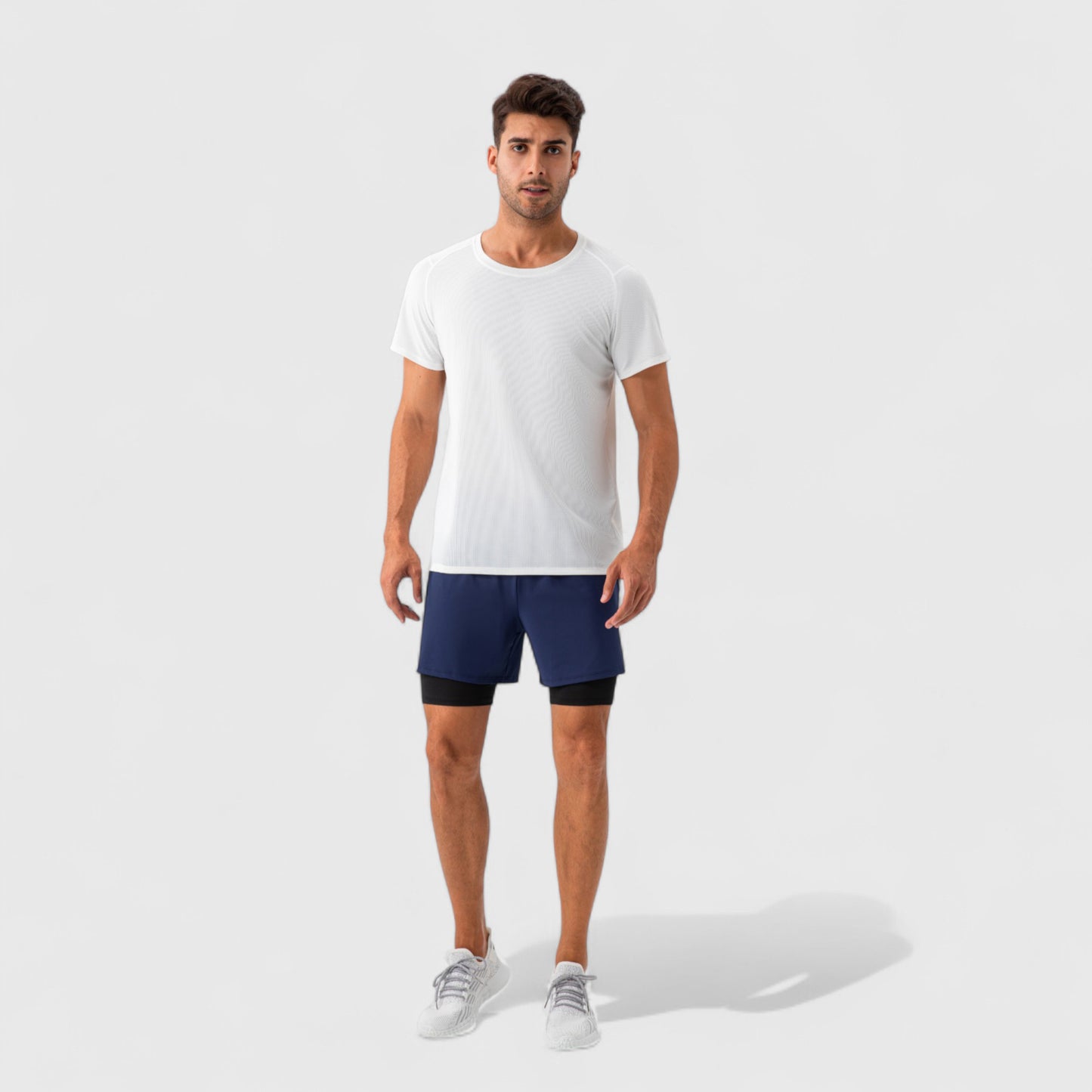 Anna-Kaci Active Men's Short Sleeve Performance T-Shirt with Breathable Mesh Fabric and Relaxed Athletic Fit