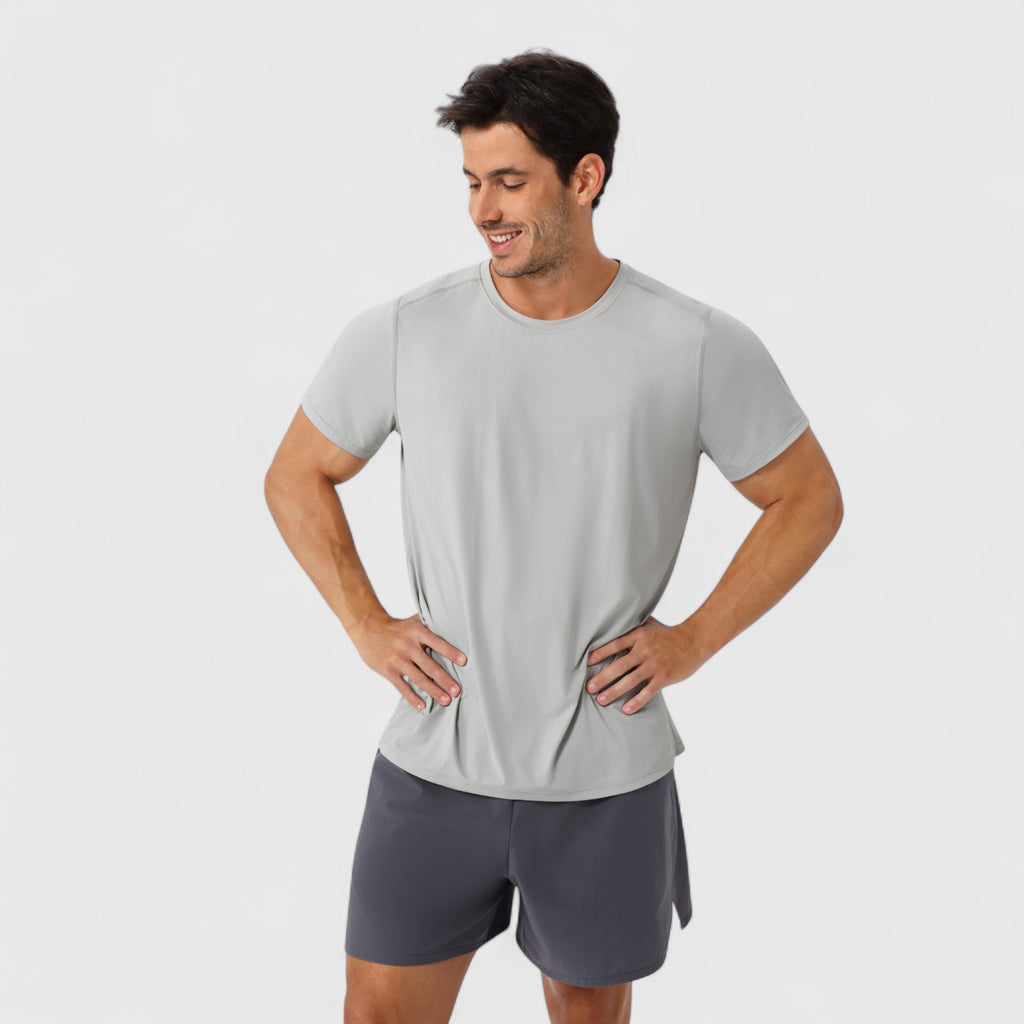 Anna-Kaci Active Men's Moisture-Wicking Short Sleeve T-Shirt with Soft Lightweight Fabric and Athletic Fit