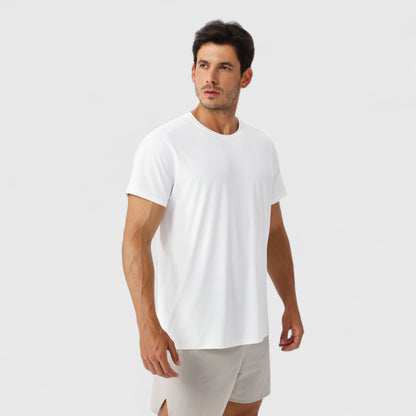 Anna-Kaci Active Men's Moisture-Wicking Short Sleeve T-Shirt with Soft Lightweight Fabric and Athletic Fit