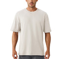 Anna-Kaci Active Men's Oversized Fit Short Sleeve T-Shirt with Drop Shoulders and Relaxed Silhouette for Everyday Style