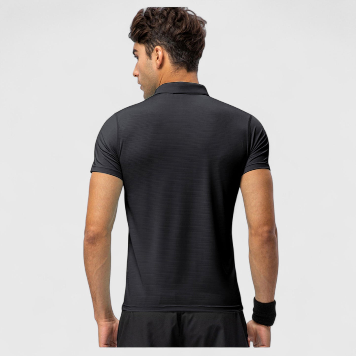 Anna-Kaci Active Men's Athletic Fit Polo Shirt with Short Sleeves and Three-Button Placket for Casual and Sport Styling