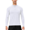 Anna-Kaci Active Men's Long Sleeve Quarter Zip Top with Athletic Fit and Raglan Sleeves for Training or Casual Wear