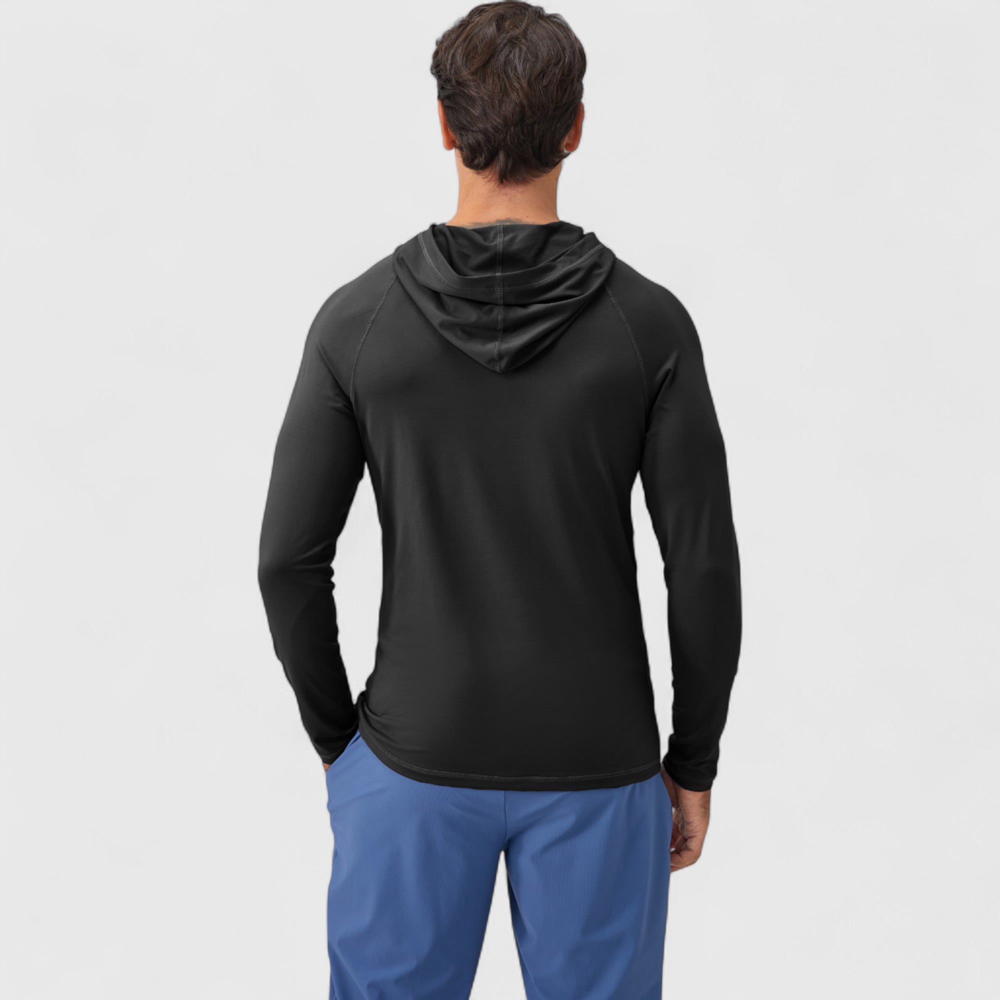 Anna-Kaci Active Men's Long Sleeve Pullover Hoodie with Front Kangaroo Pocket and Athletic Fit