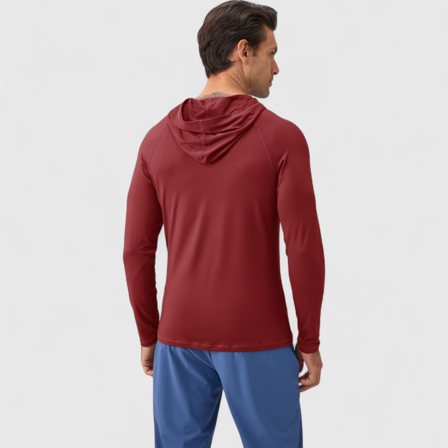 Anna-Kaci Active Men's Long Sleeve Pullover Hoodie with Front Kangaroo Pocket and Athletic Fit