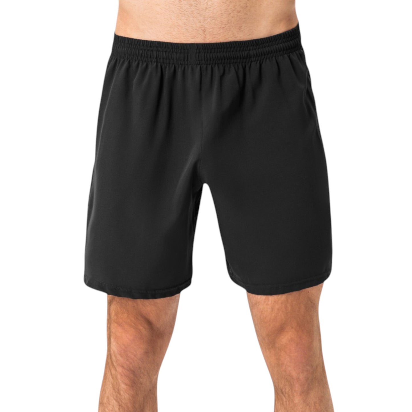 Anna-Kaci Active Men's Elastic Waist Athletic Shorts with Above-Knee Length and Relaxed Fit Design