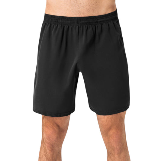 Anna-Kaci Active Men's Elastic Waist Athletic Shorts with Above-Knee Length and Relaxed Fit Design