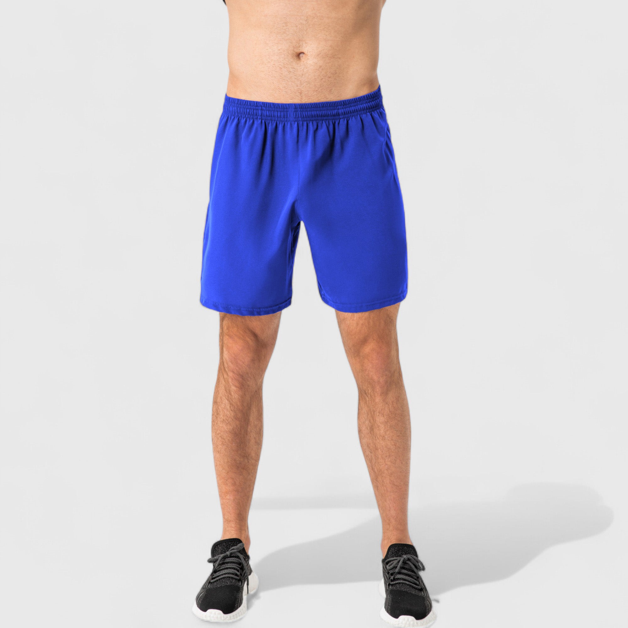 Anna-Kaci Active Men's Elastic Waist Athletic Shorts with Above-Knee Length and Relaxed Fit Design