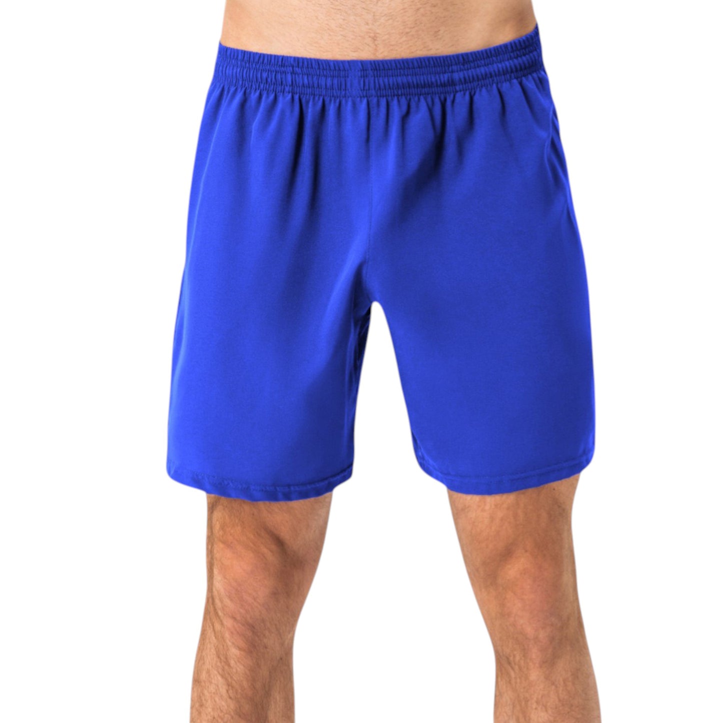 Anna-Kaci Active Men's Elastic Waist Athletic Shorts with Above-Knee Length and Relaxed Fit Design