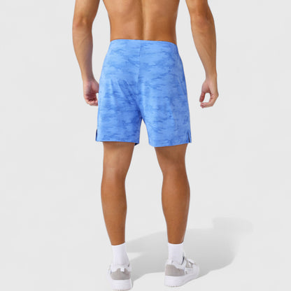 Anna-Kaci Active Men's Printed Athletic Shorts with Elastic Waistband and Side Pockets
