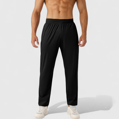 Anna-Kaci Active Men's Athletic Training Pants with Elastic Waistband and Straight Leg Fit
