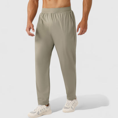 Anna-Kaci Active Men's Athletic Training Pants with Elastic Waistband and Straight Leg Fit