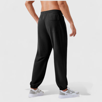 Anna-Kaci Active Men's Jogger Pants with Drawstring Waistband and Elastic Cuffs for Active Comfort