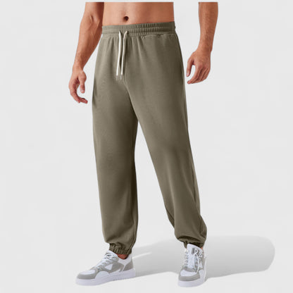 Anna-Kaci Active Men's Jogger Pants with Drawstring Waistband and Elastic Cuffs for Active Comfort