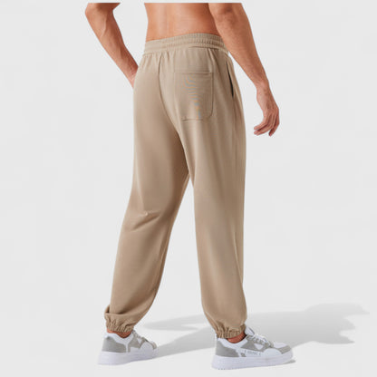 Anna-Kaci Active Men's Jogger Pants with Drawstring Waistband and Elastic Cuffs for Active Comfort