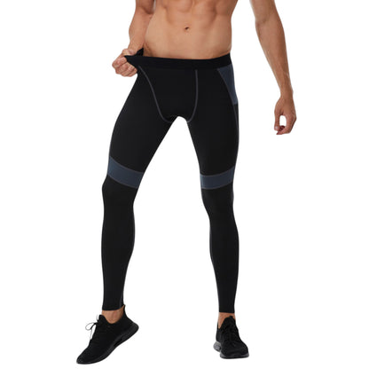 Anna-Kaci Active Men's Compression Leggings with Wide Waistband and Side Pocket for Training and Performance