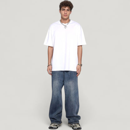 Anna-Kaci Active Men's Classic Short Sleeve Crew Neck T-Shirt with Relaxed Fit and Timeless Style