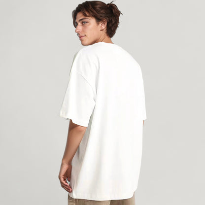 Anna-Kaci Active Men's Oversized Short Sleeve Crew Neck T-Shirt with Washed Vintage Look