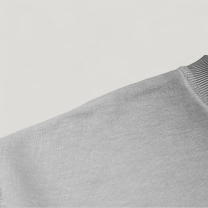 Anna-Kaci Active Men's Oversized Crew Neck Long Sleeve Sweatshirt with Dropped Shoulders and Relaxed Fit