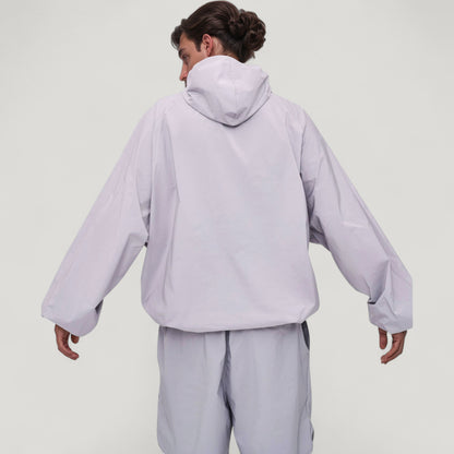 Anna-Kaci Active Men's Lightweight Hooded Sun Protection Pullover with Half Zip and Relaxed Fit