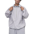 Anna-Kaci Active Men's Lightweight Hooded Sun Protection Pullover with Half Zip and Relaxed Fit