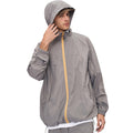 Anna-Kaci Active Men's Lightweight Full Zip Hooded Sun Protection Jacket with Adjustable Drawstring and Relaxed Fit