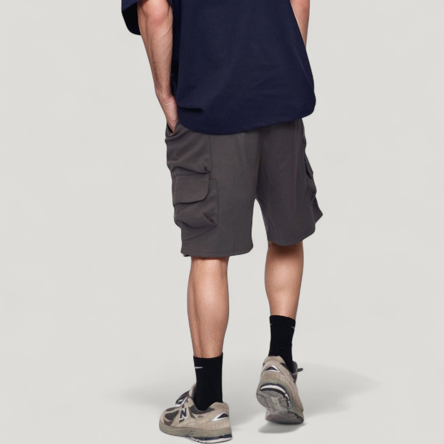 Anna-Kaci Active Men's Drawstring Waist Relaxed Fit Everyday Casual Shorts with Side Pockets