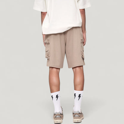 Anna-Kaci Active Men's Drawstring Waist Relaxed Fit Everyday Casual Shorts with Side Pockets