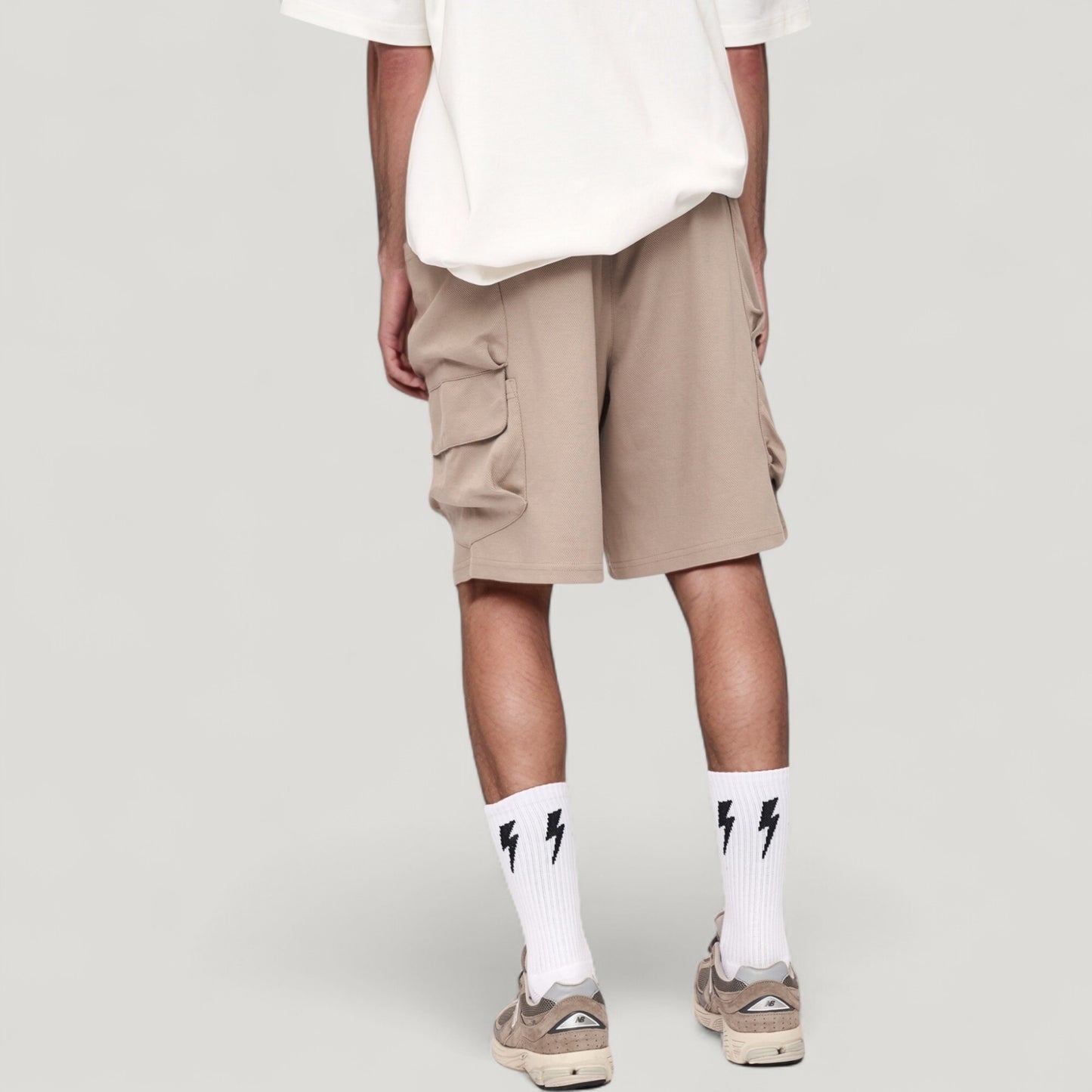Anna-Kaci Active Men's Drawstring Waist Relaxed Fit Everyday Casual Shorts with Side Pockets
