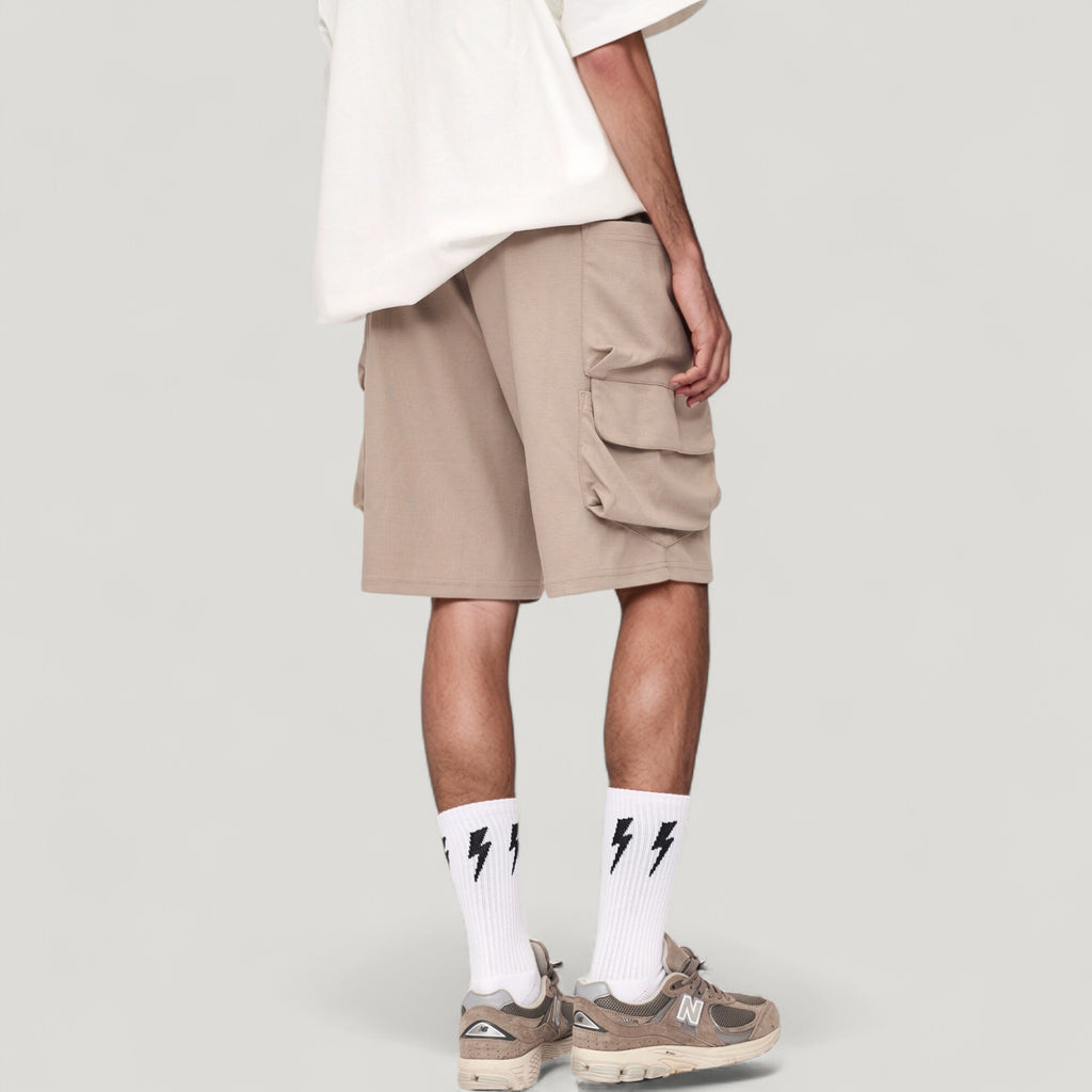 Anna-Kaci Active Men's Drawstring Waist Relaxed Fit Everyday Casual Shorts with Side Pockets