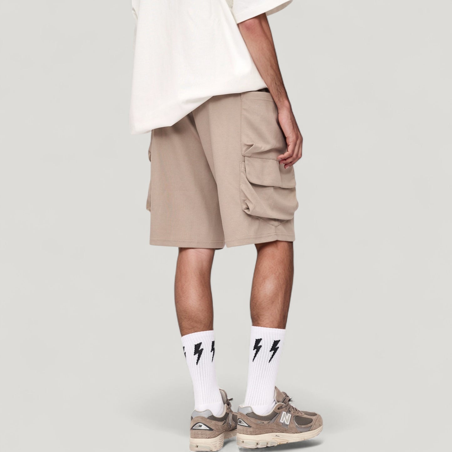 Anna-Kaci Active Men's Drawstring Waist Relaxed Fit Everyday Casual Shorts with Side Pockets