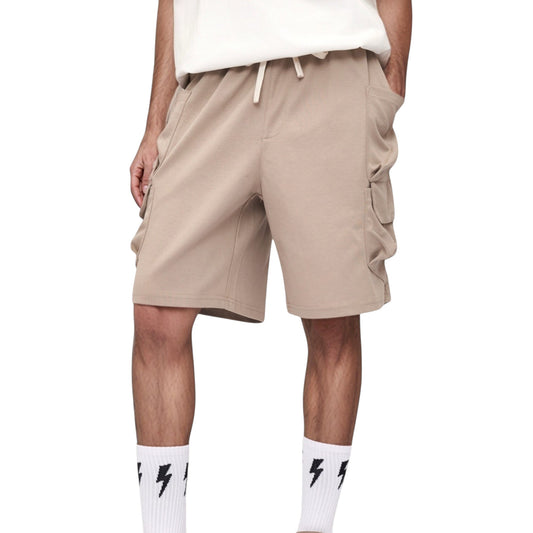 Anna-Kaci Active Men's Drawstring Waist Relaxed Fit Everyday Casual Shorts with Side Pockets