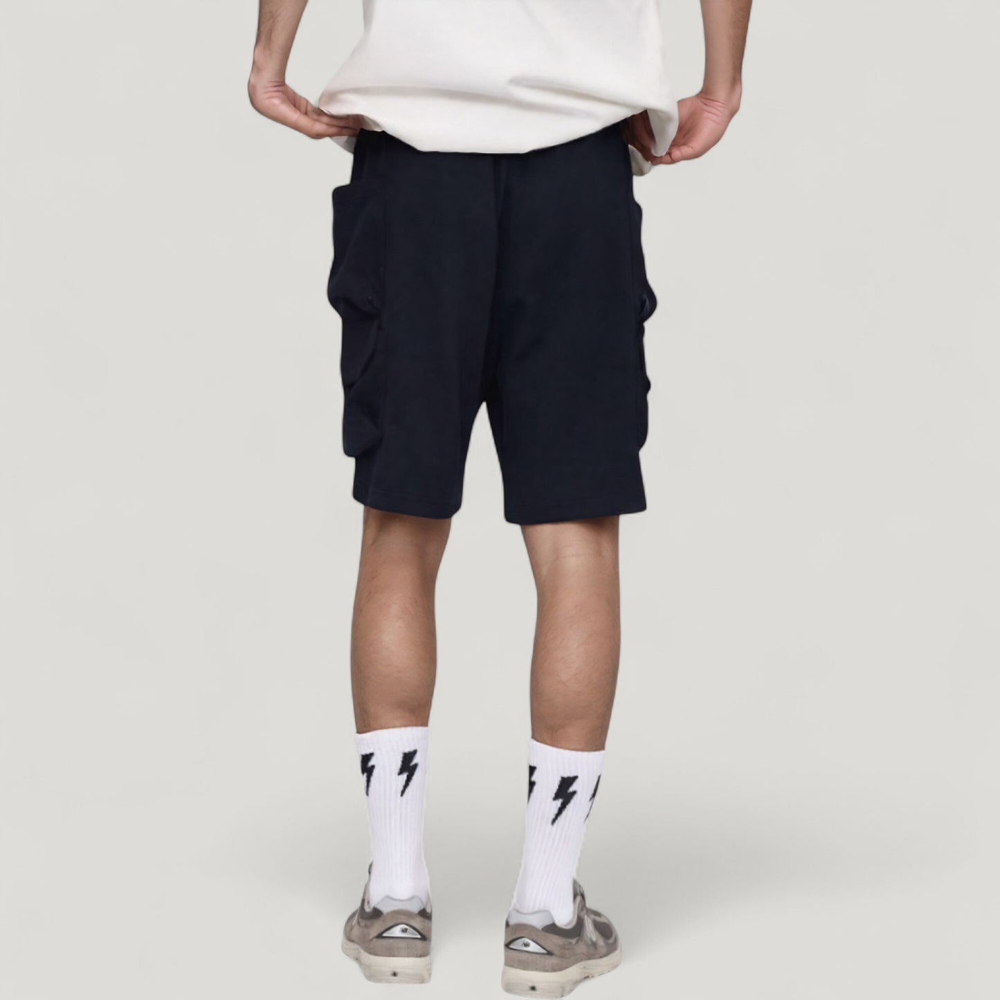 Anna-Kaci Active Men's Drawstring Waist Relaxed Fit Everyday Casual Shorts with Side Pockets