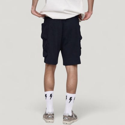 Anna-Kaci Active Men's Drawstring Waist Relaxed Fit Everyday Casual Shorts with Side Pockets