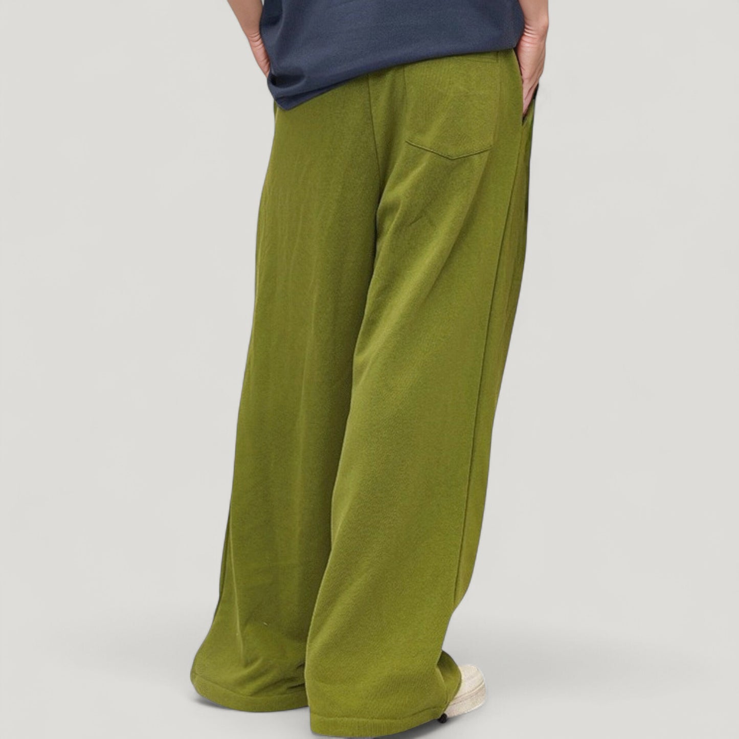 Anna-Kaci Active Men's Drawstring Waist Relaxed Fit Wide Leg Casual Sweatpants