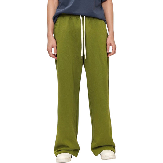 Anna-Kaci Active Men's Drawstring Waist Relaxed Fit Wide Leg Casual Sweatpants