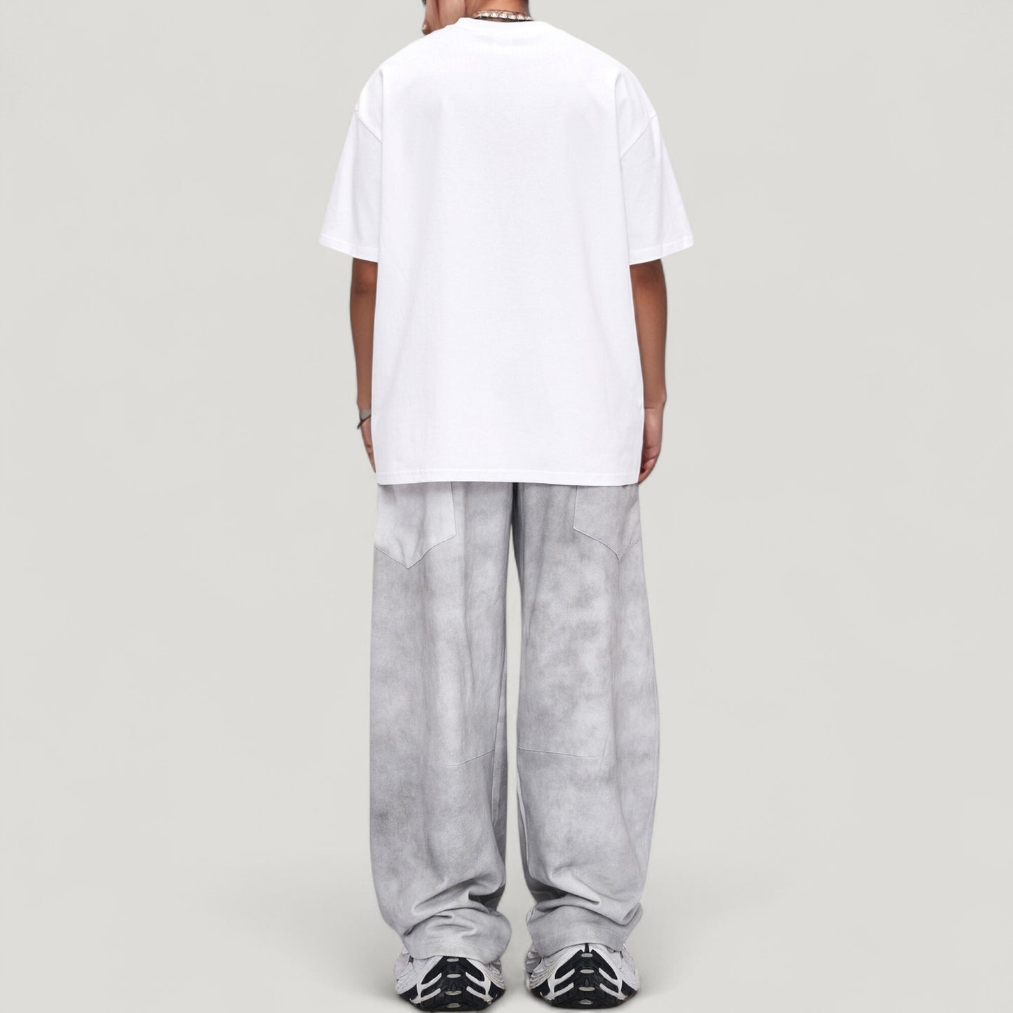 Anna-Kaci Active Men's Wide Leg Drawstring Pants with Relaxed Fit and Side Pockets