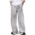 Anna-Kaci Active Men's Wide Leg Drawstring Pants with Relaxed Fit and Side Pockets