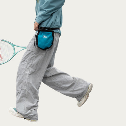 Anna-Kaci Men's Lightweight Cargo Pants with Drawstring Waist and Utility Pockets