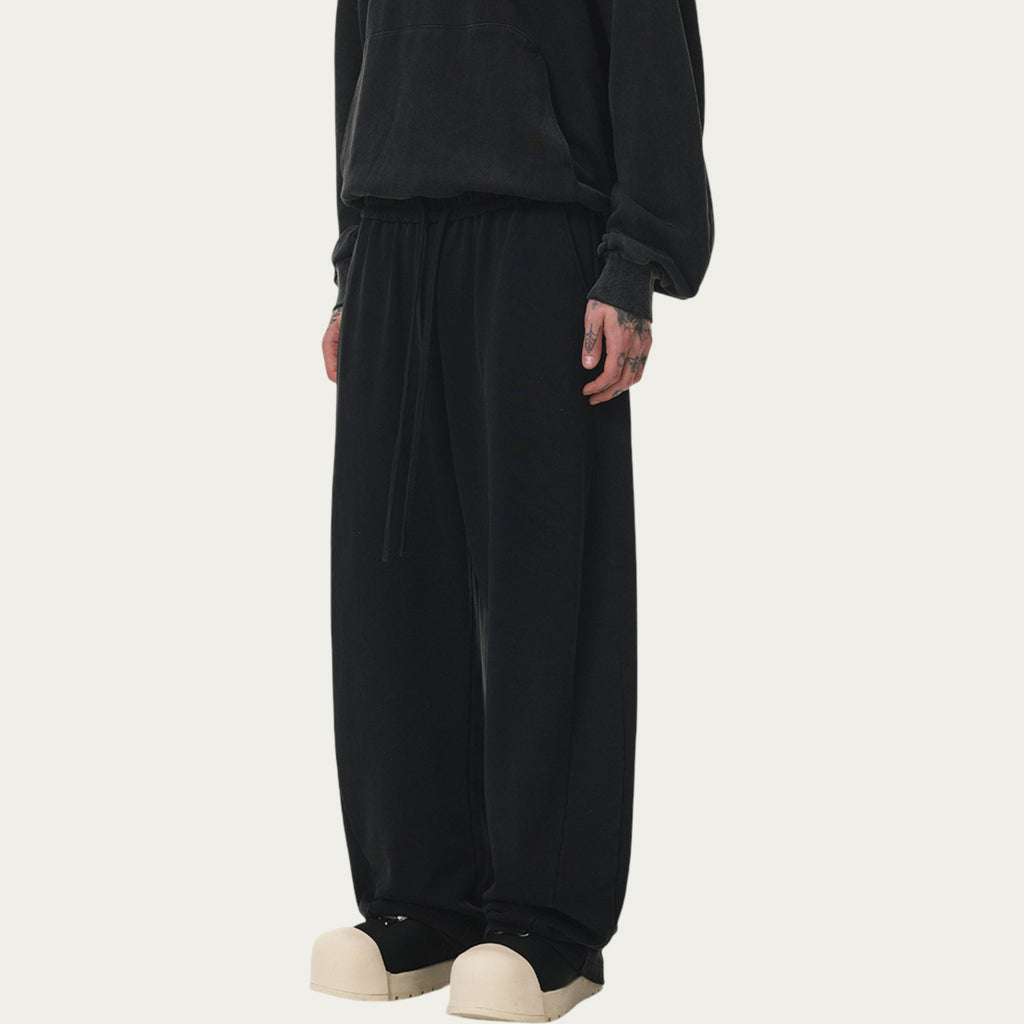 Anna-Kaci Men's Relaxed Fit Sweatpants with Elastic Waistband and Adjustable Drawstring