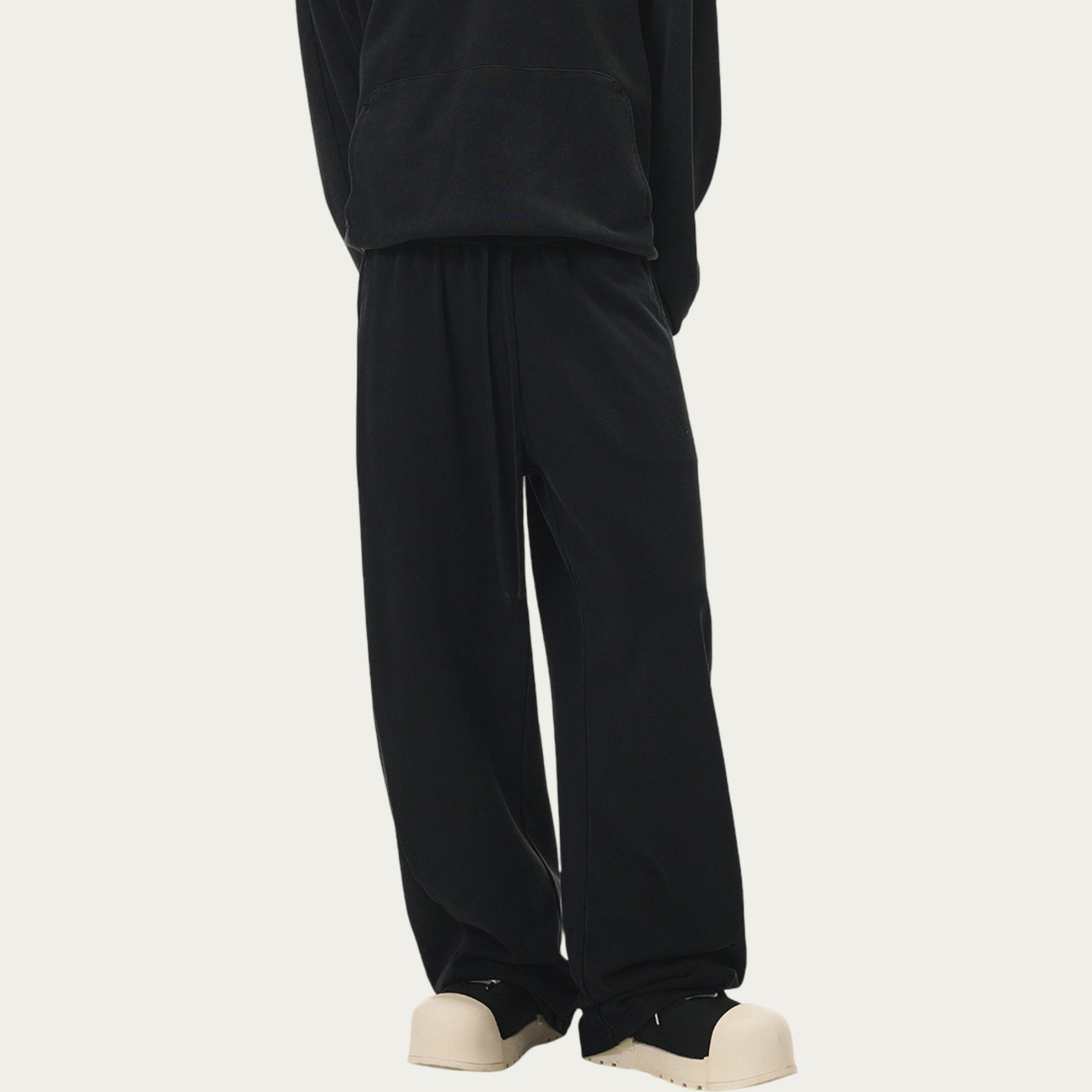 Anna-Kaci Men's Relaxed Fit Sweatpants with Elastic Waistband and Adjustable Drawstring