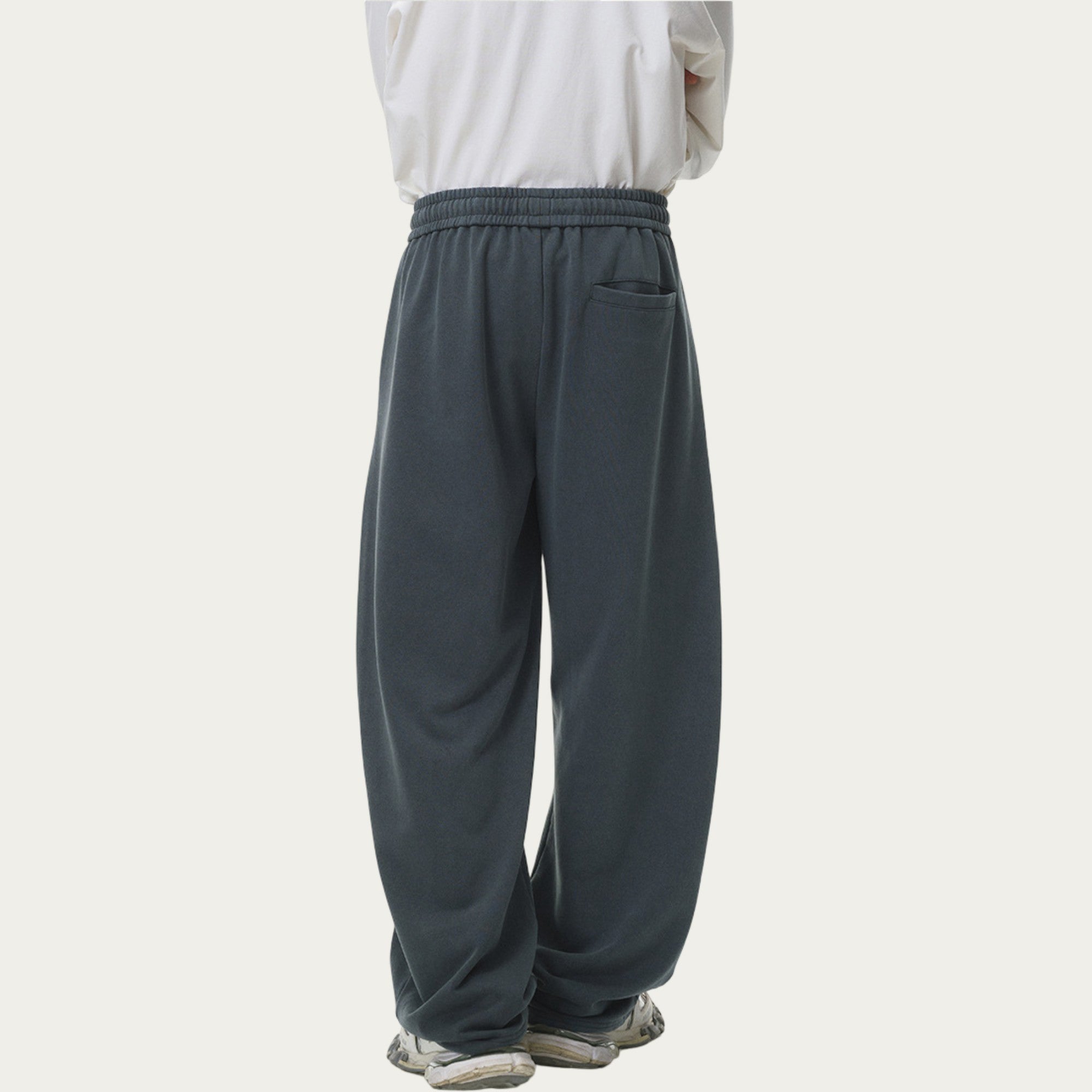 Anna-Kaci Men's Relaxed Fit Sweatpants with Elastic Waistband and Adjustable Drawstring