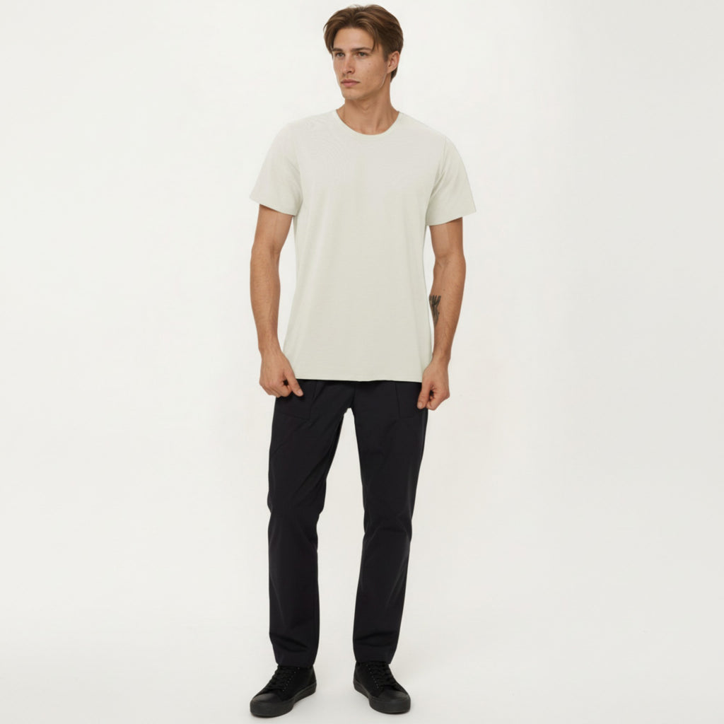 Anna-Kaci Men's Short Sleeve Performance Crewneck T-Shirt with Lightweight Stretch Fabric and Athletic Fit