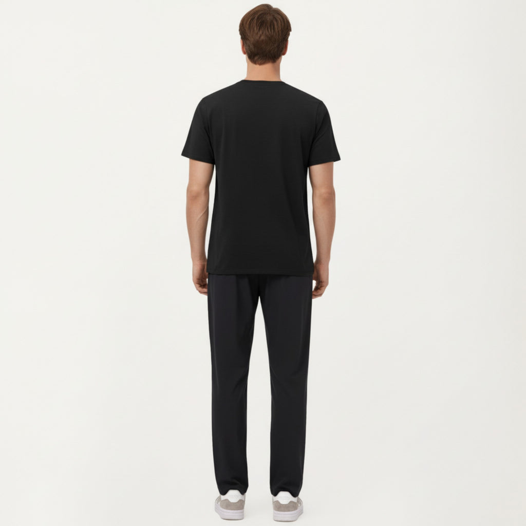 Anna-Kaci Men's Short Sleeve Performance Crewneck T-Shirt with Lightweight Stretch Fabric and Athletic Fit
