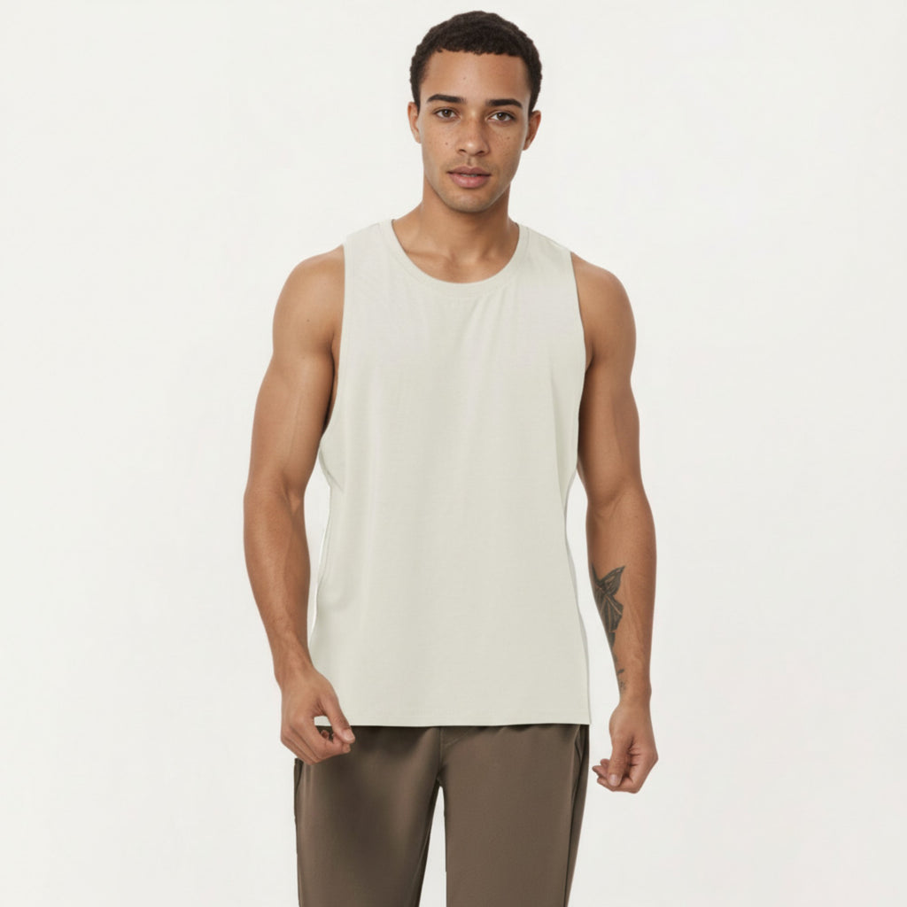 Anna-Kaci Men's Sleeveless Performance Tank Top with Lightweight Stretch and Athletic Fit
