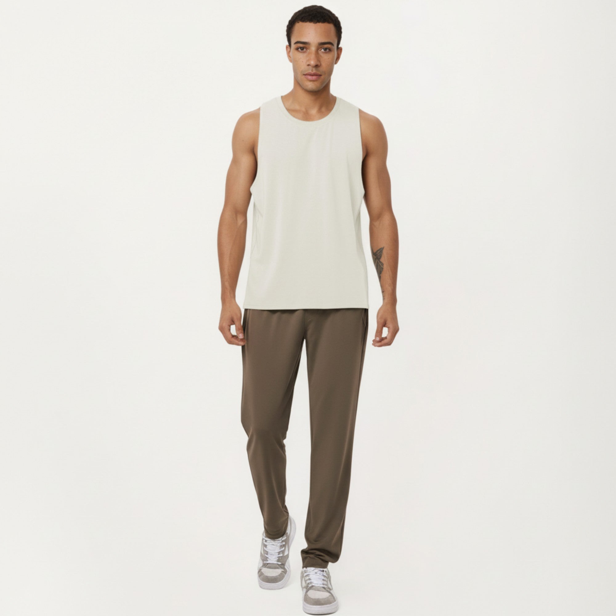 Anna-Kaci Men's Sleeveless Performance Tank Top with Lightweight Stretch and Athletic Fit