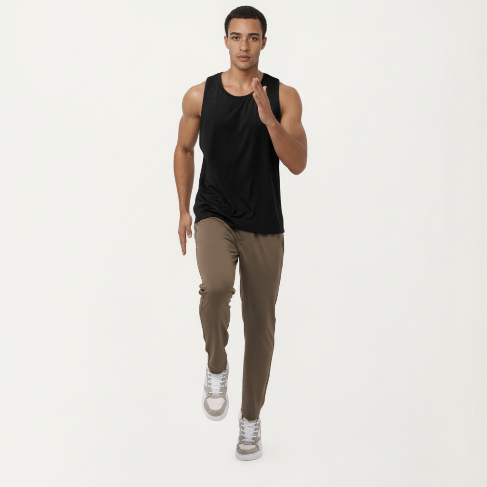 Anna-Kaci Men's Sleeveless Performance Tank Top with Lightweight Stretch and Athletic Fit