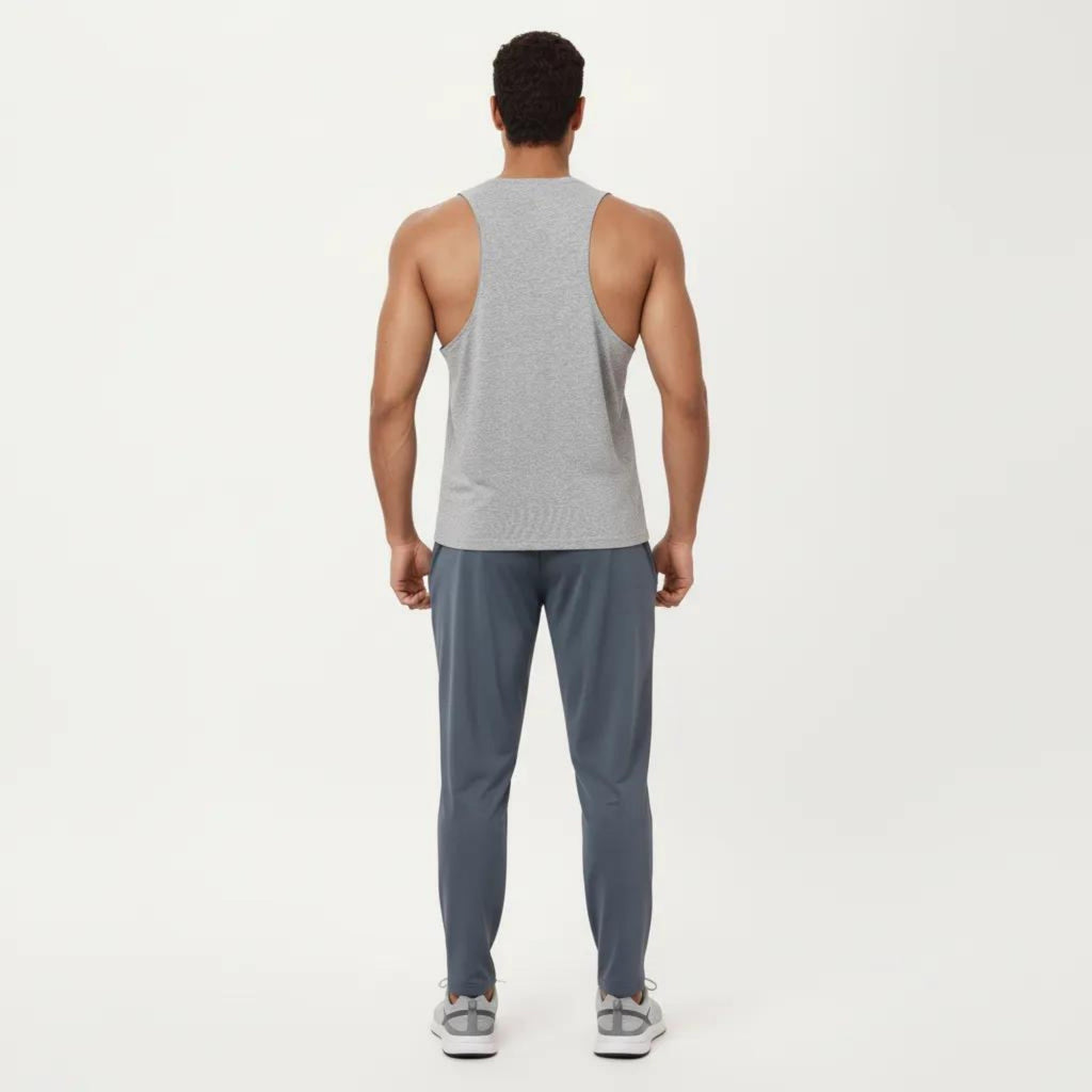 Anna-Kaci Men's Sleeveless Performance Tank Top with Lightweight Stretch and Athletic Fit